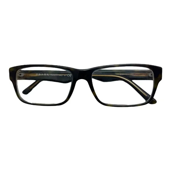 小物 PRADA eyewear Prada Heritage PR 16MV ZXH1O1 57 Tortoise Denim Eyeglasses